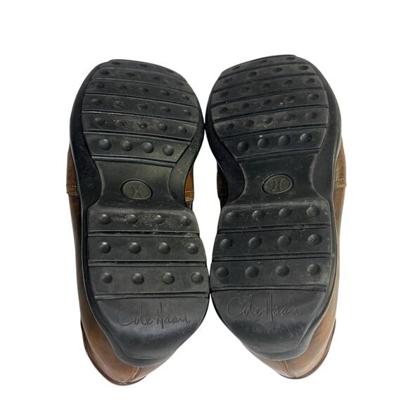 Cole Haan Zeno Leather Split Toe Slip On Shoes Brown Men’s Size 11M‎ - Picture 6 of 8